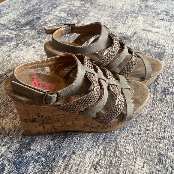 Jelly pop wedged sandals - Picture 2 of 3